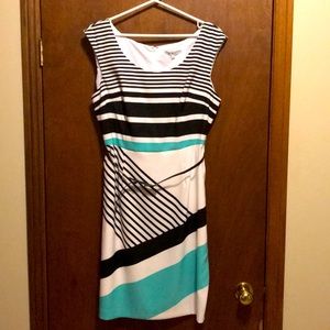 Cleo Petites striped dress